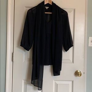 Fossil Blouse w/ attached scarf